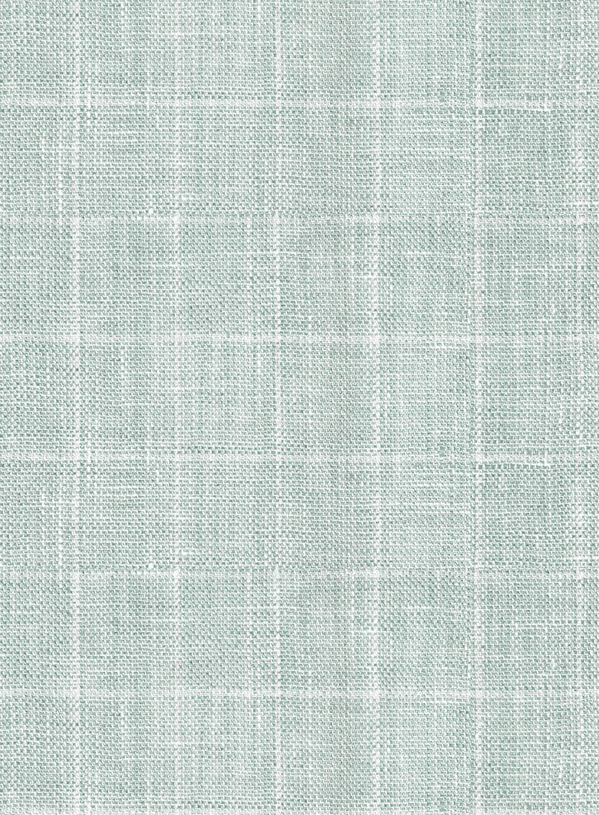 Italian Linen Lusso Summer Green Suit - StudioSuits