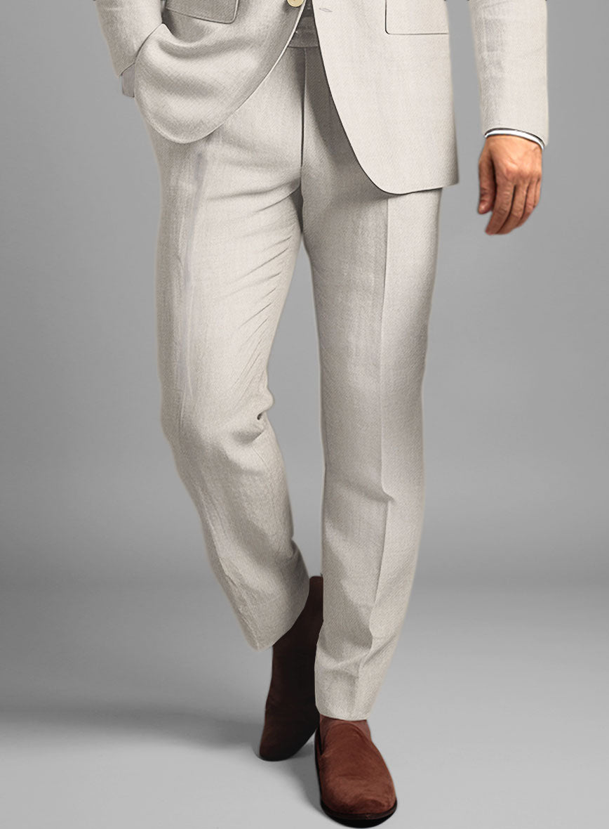 Italian Linen Maffeo Pants - StudioSuits