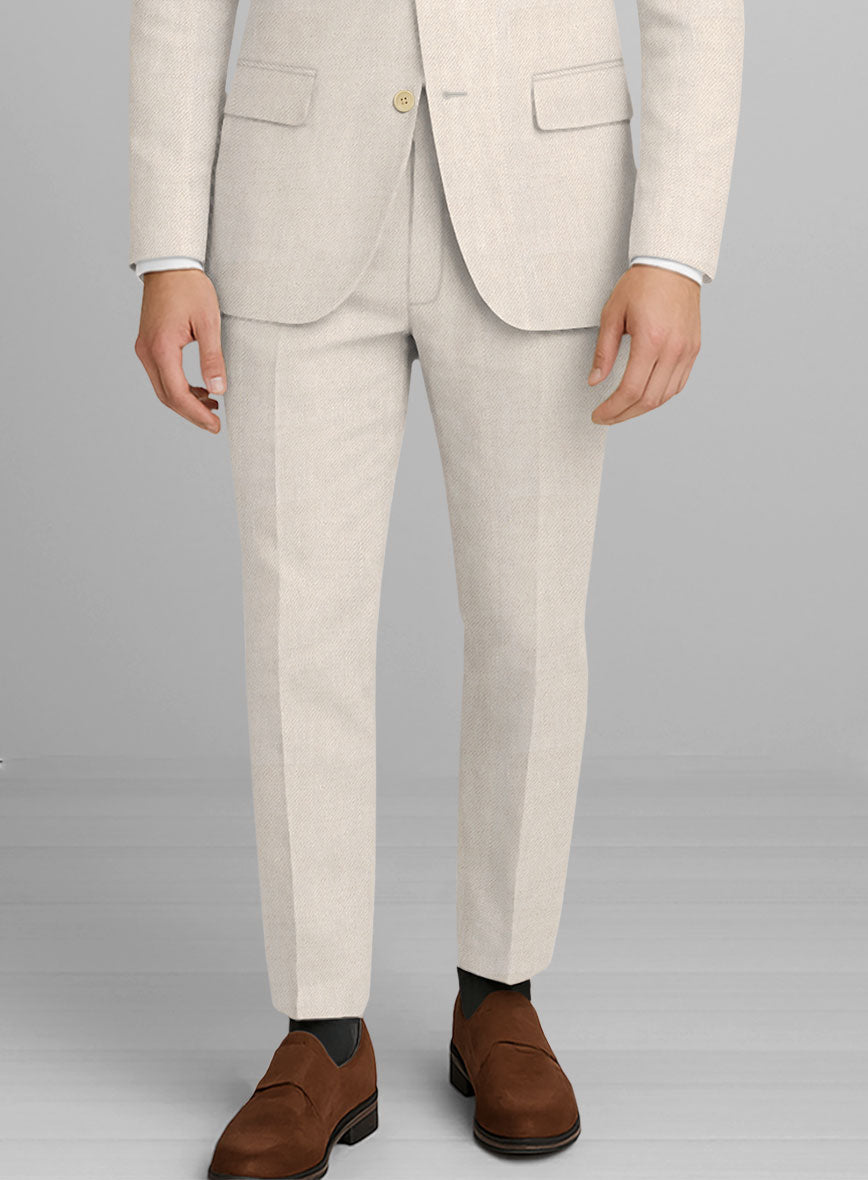 Italian Linen Maffeo Pants - StudioSuits