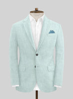 Italian Linen Mint Green Suit - StudioSuits