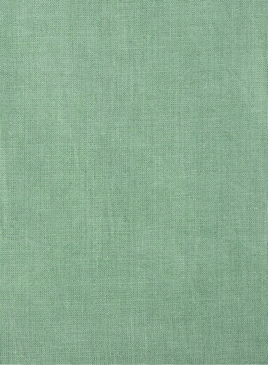 Italian Linen Mojito Green Jacket - StudioSuits
