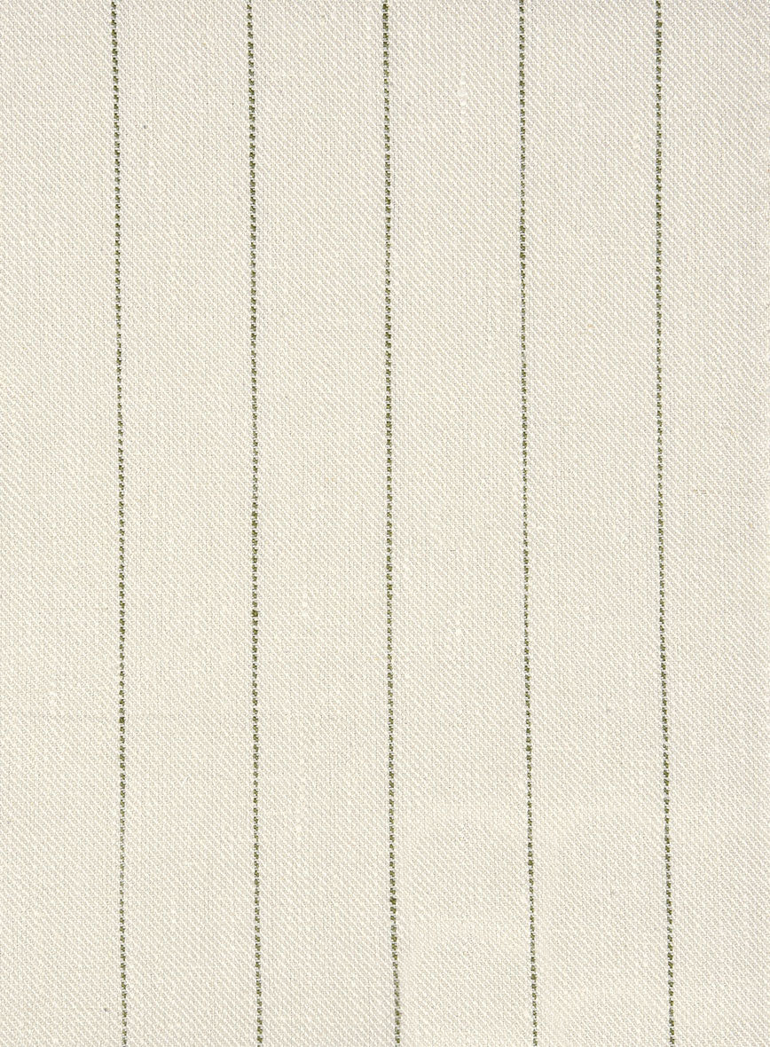 Italian Linen Olissaro Stripe Pants - StudioSuits