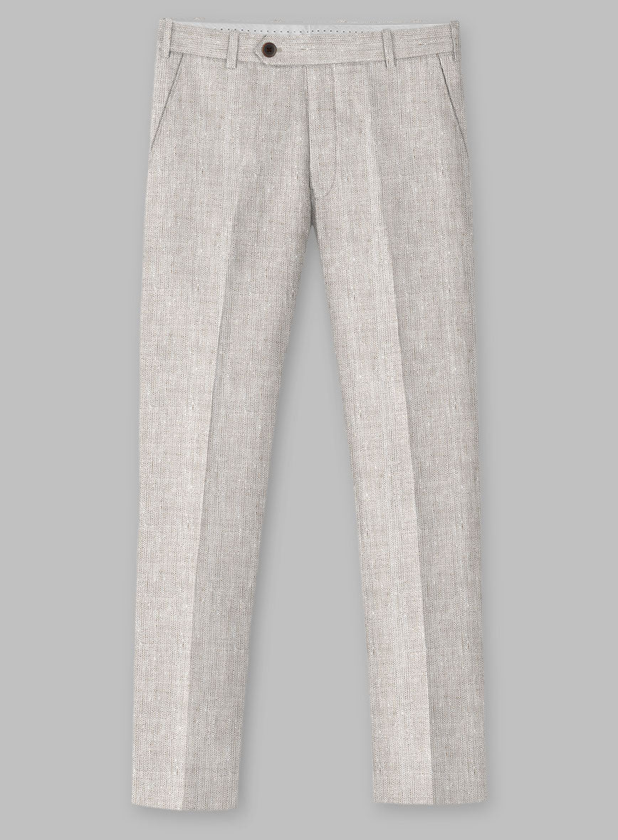Italian Linen Silk Elcino Pants - StudioSuits
