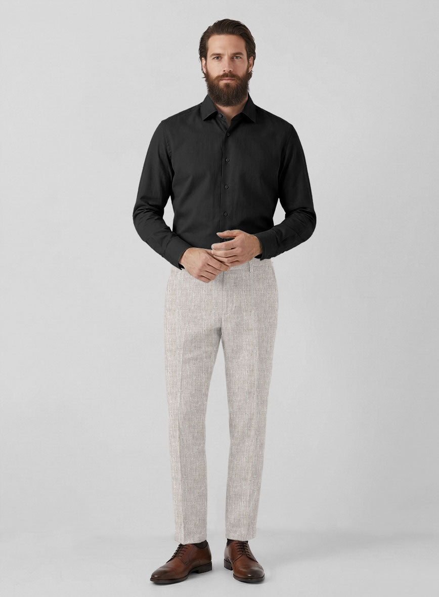 Italian Linen Silk Elcino Pants - StudioSuits