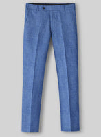 Italian Linen Smoked Blue Suit - StudioSuits
