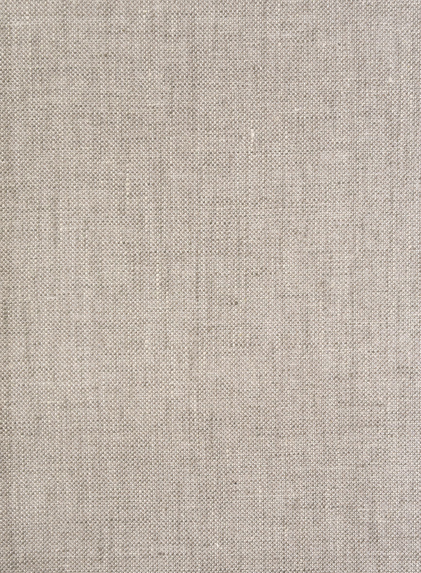 Italian Linen Stone Beige Pants - StudioSuits