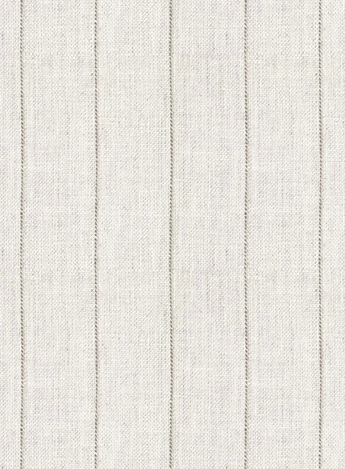 Italian Linen Tato Stripe Pants - StudioSuits