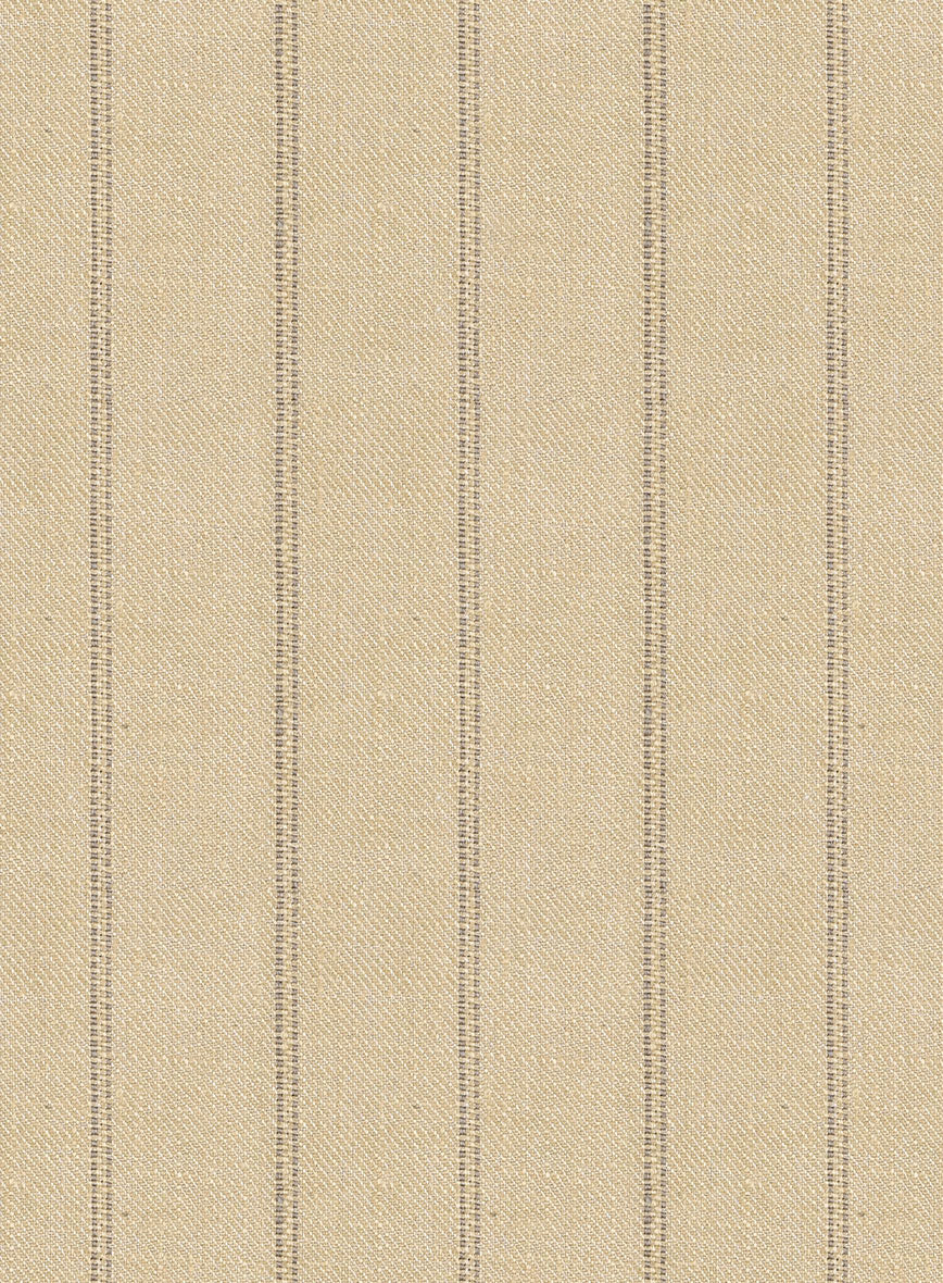 Italian Linen Tuscany Stripe Jacket - StudioSuits