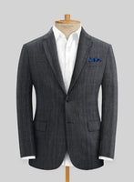 Italian Linen Twilight Dark Blue Suit - StudioSuits