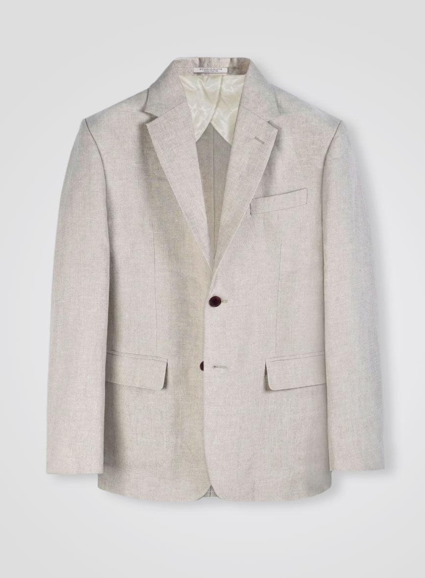 Italian Linen Unstructured Jacket - StudioSuits