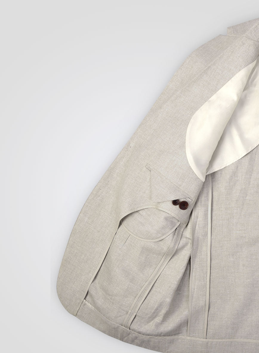 Italian Linen Unstructured Jacket - StudioSuits