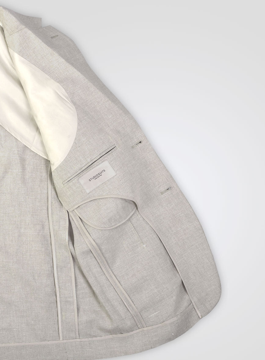 Italian Linen Unstructured Jacket - StudioSuits