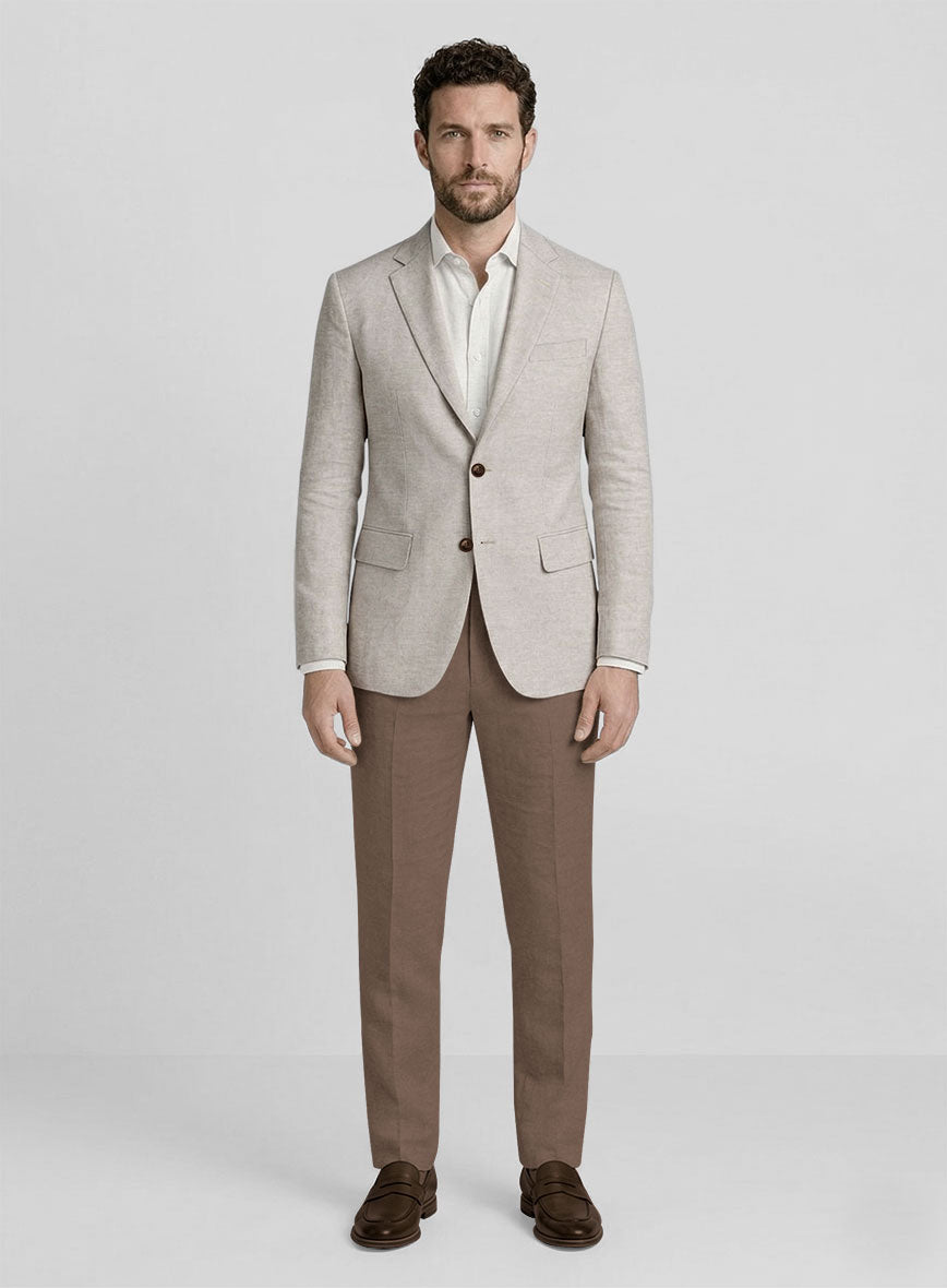 Italian Linen Unstructured Jacket - StudioSuits