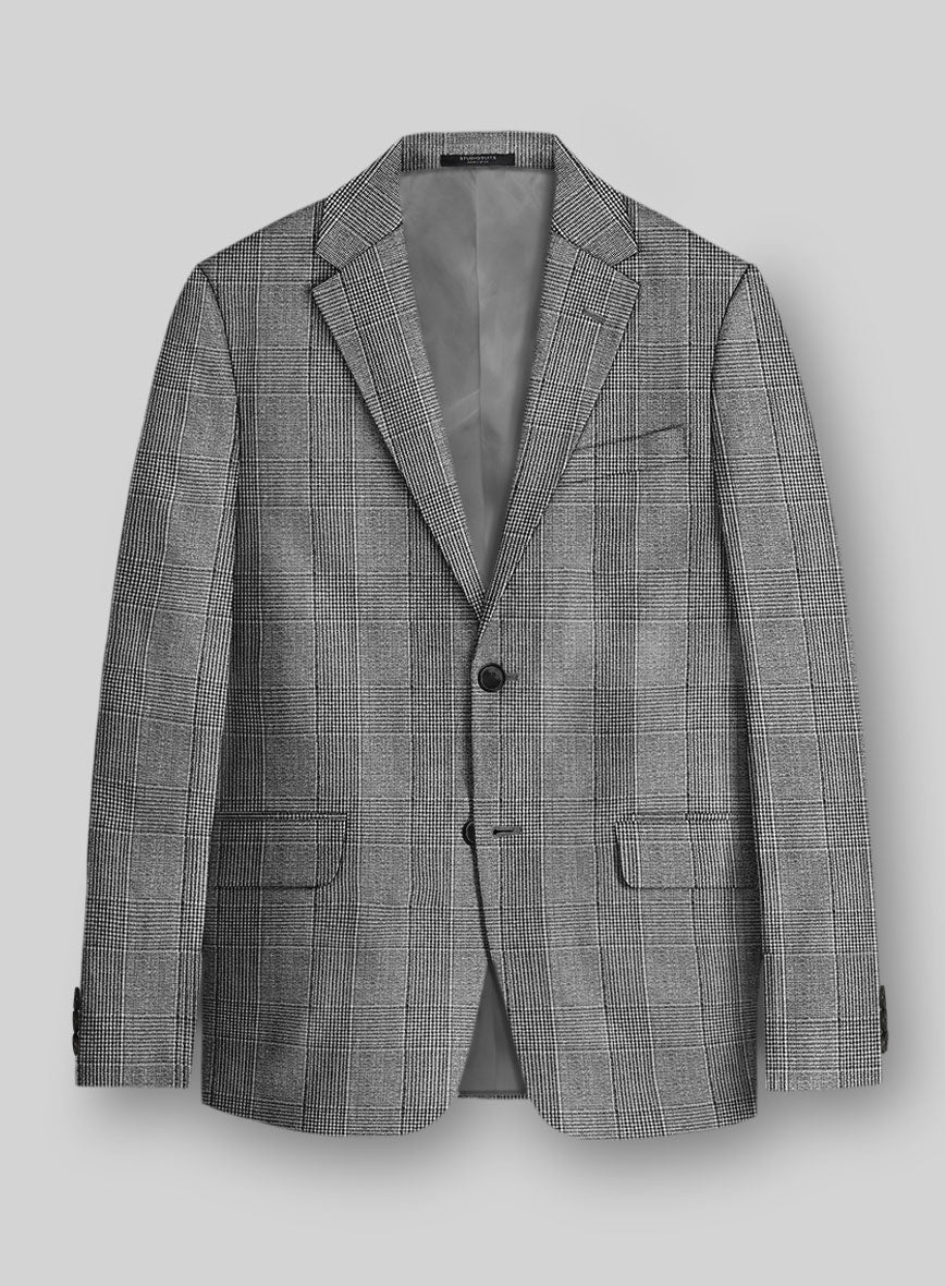 Italian Wool Linen Eladio Jacket - StudioSuits
