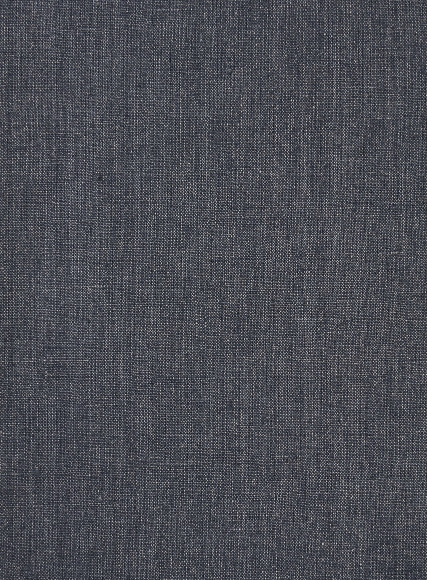 Italian Linen Zod Blue Jacket - StudioSuits