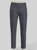 Italian Linen Zod Blue Pants - StudioSuits