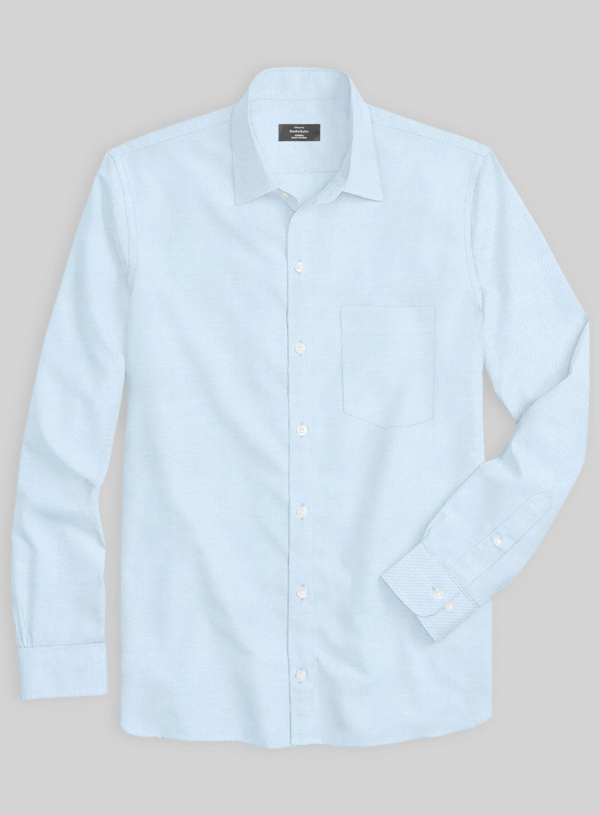 Italian Lombardo Ceo Blue Shirt - StudioSuits