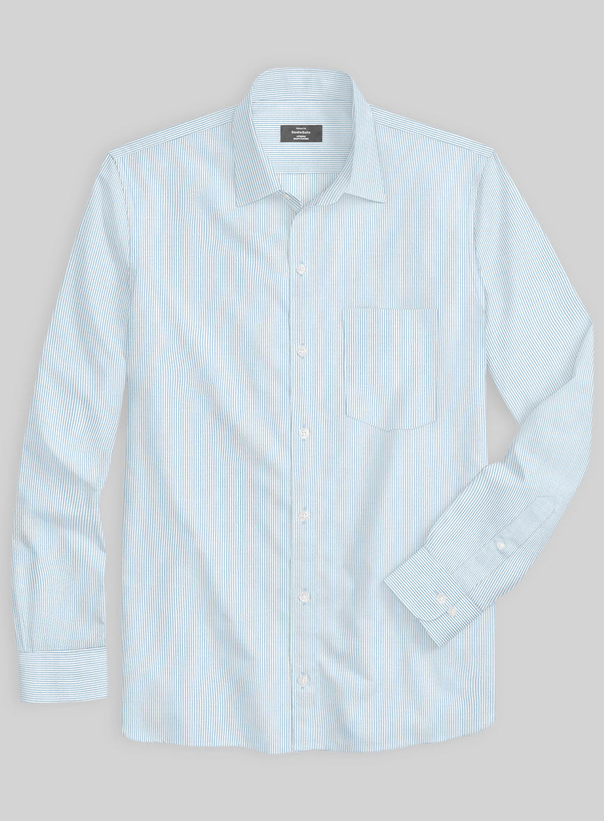 Italian Lombardo Mini Carolina Stripes Shirt - StudioSuits