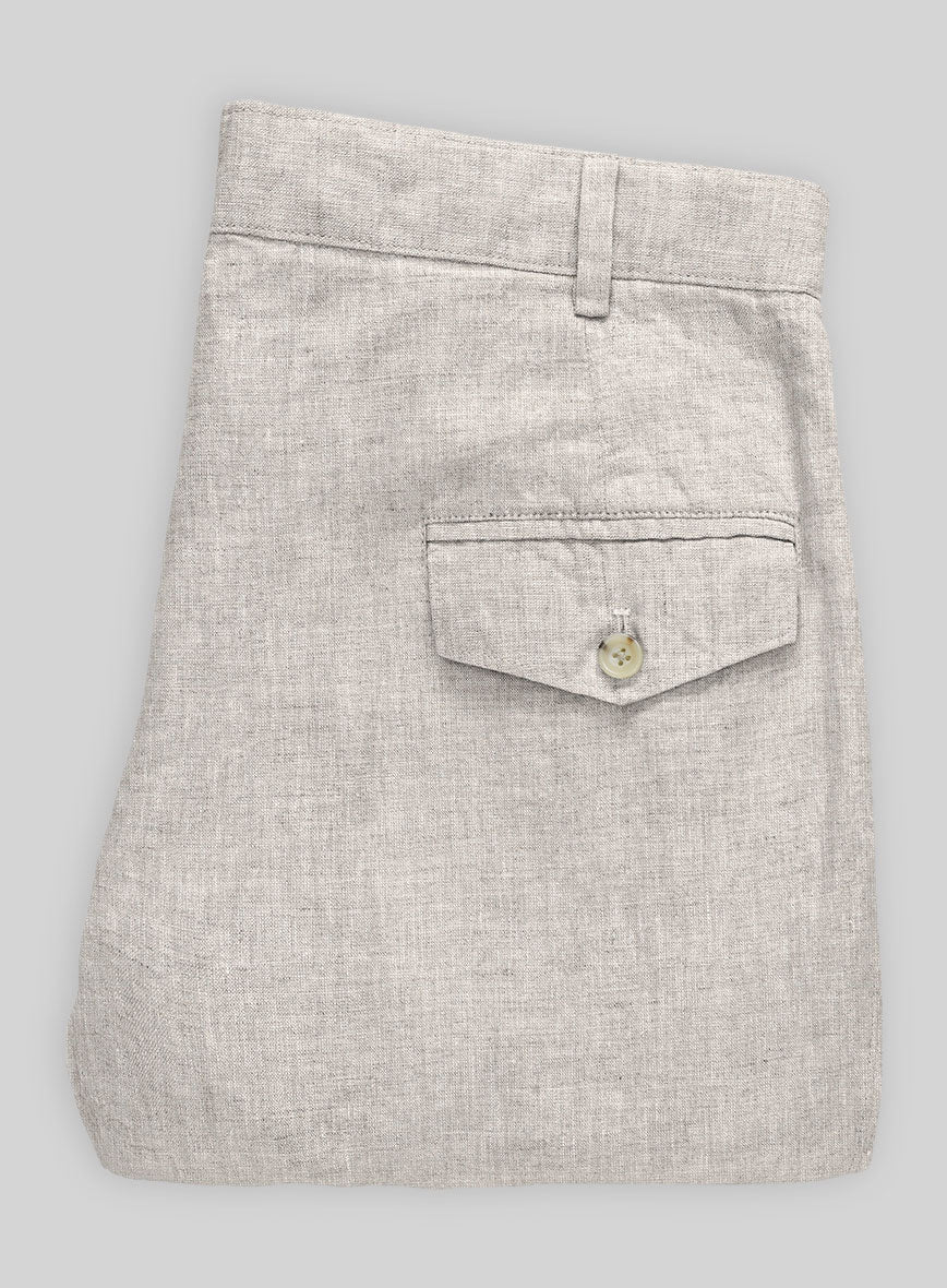 Italian Meadow Linen Cargo Pants - StudioSuits