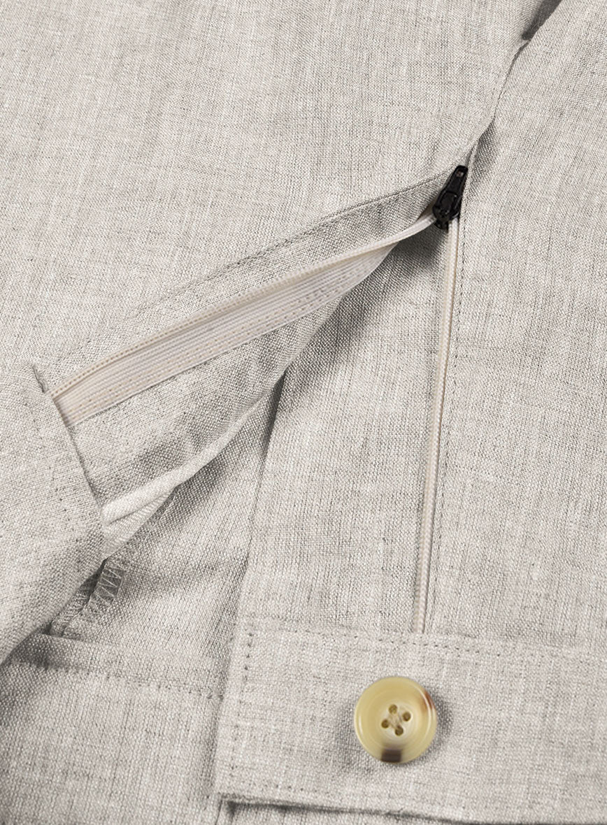 Italian Meadow Linen Cargo Pants - StudioSuits