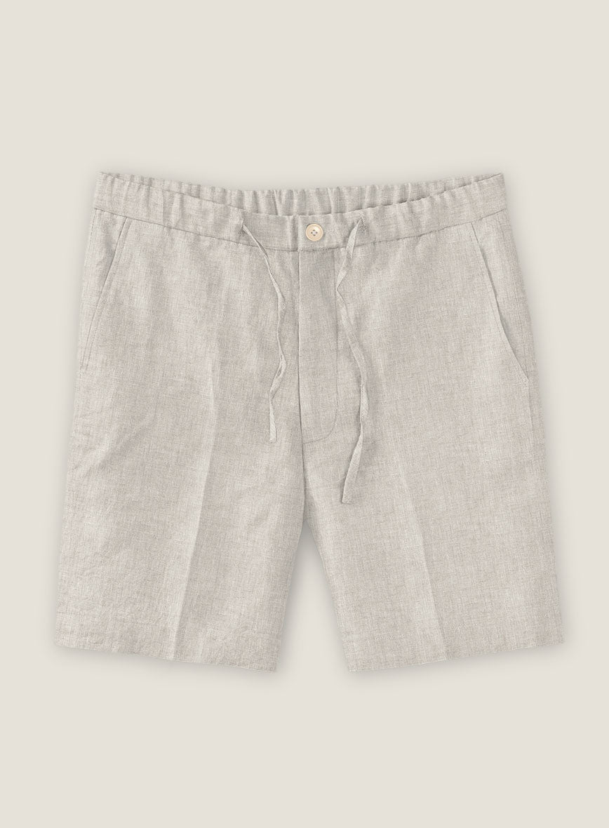 Italian Meadow Linen Shorts - StudioSuits