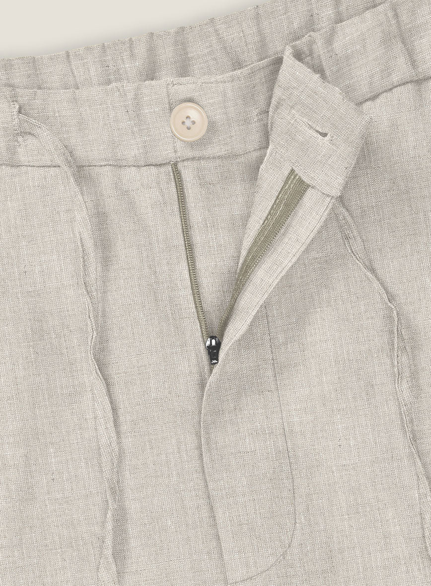 Italian Meadow Linen Shorts - StudioSuits