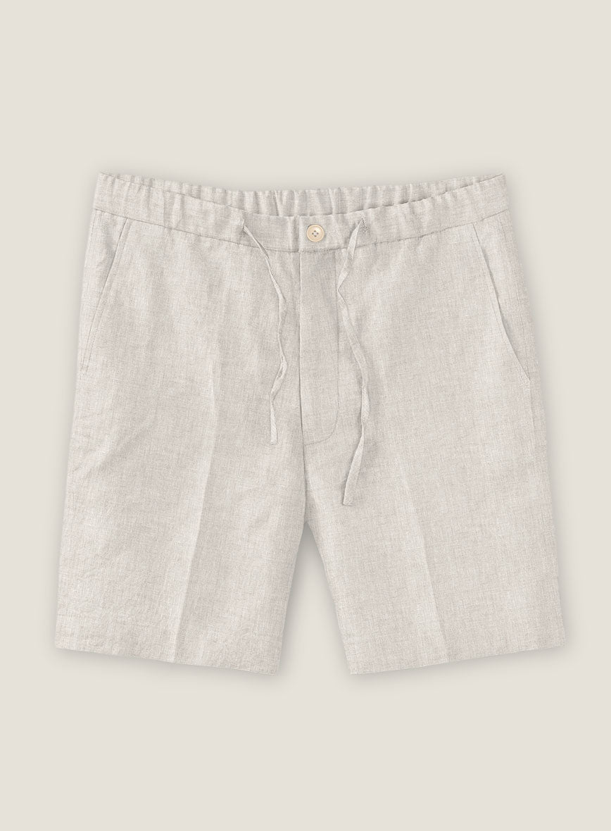 Italian Meadow Linen Shorts - StudioSuits