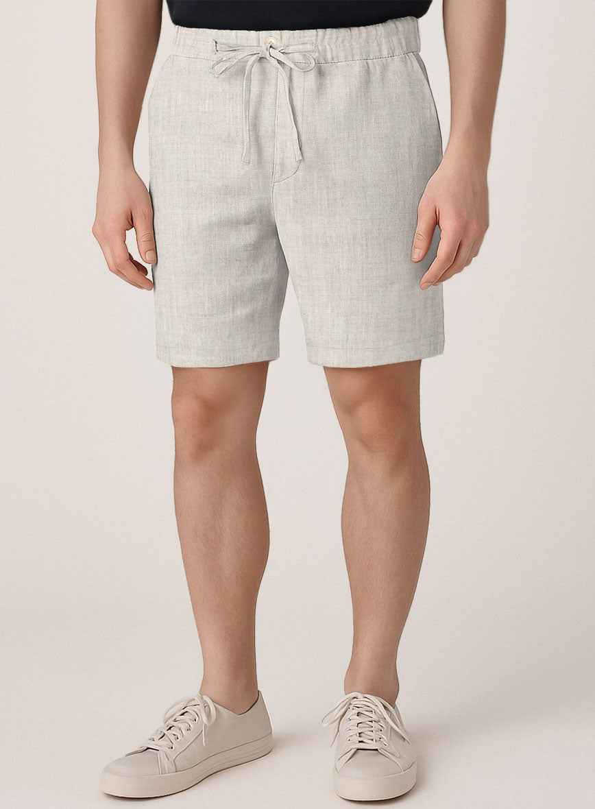 Italian Meadow Linen Shorts - StudioSuits