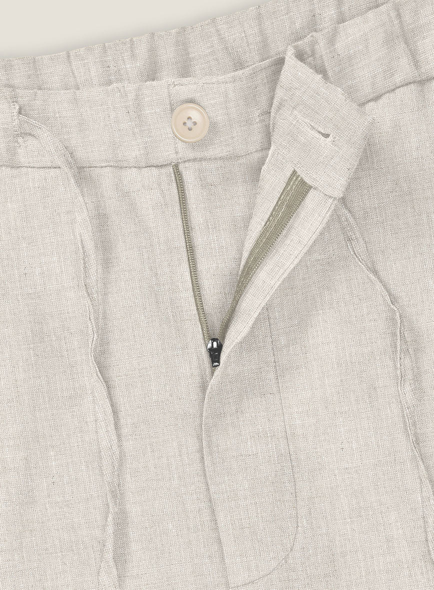 Italian Meadow Linen Shorts - StudioSuits