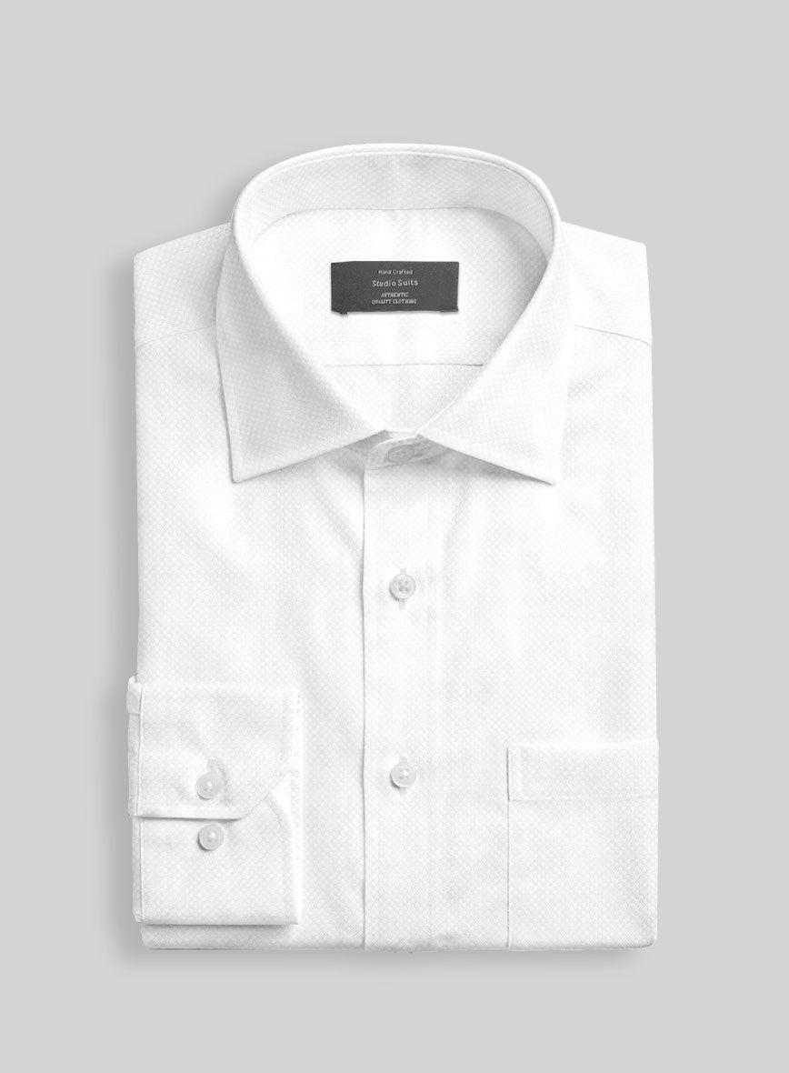 Italian Micro Dobby Shirt - StudioSuits