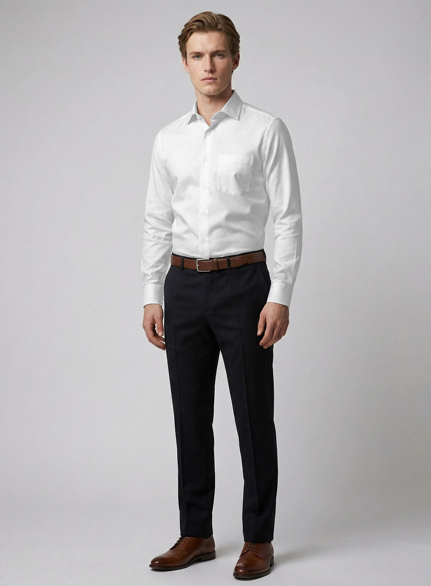 Italian Micro Dobby Shirt - StudioSuits
