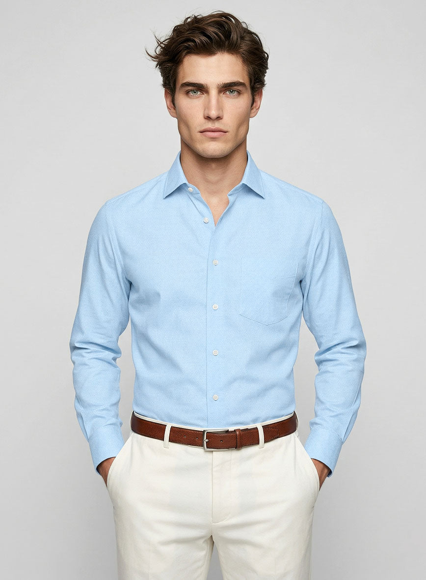 Italian Milano Oxford Shirt - StudioSuits