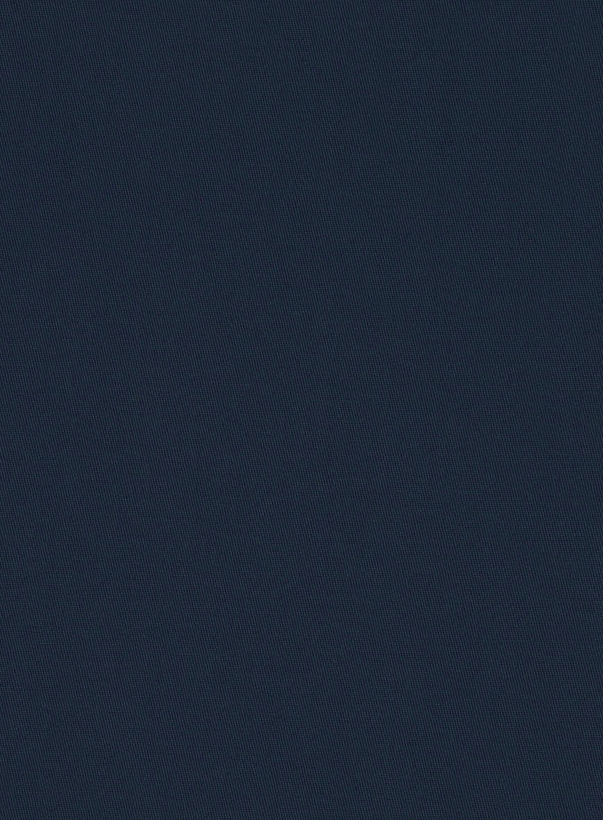Italian Mirage Blue Cotton Stretch Shorts - StudioSuits