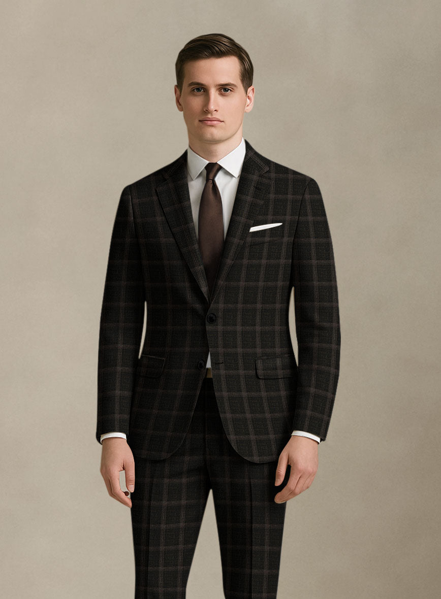 Italian Murano Ando Wool Linen Silk Jacket - StudioSuits