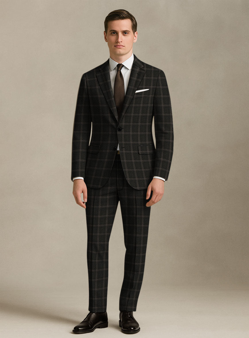 Italian Murano Ando Wool Linen Silk Suit - StudioSuits