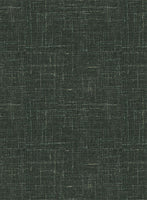 Italian Murano Bottle Green Wool Linen Jacket - StudioSuits