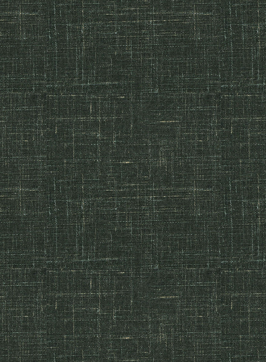 Italian Murano Bottle Green Wool Linen Suit - StudioSuits