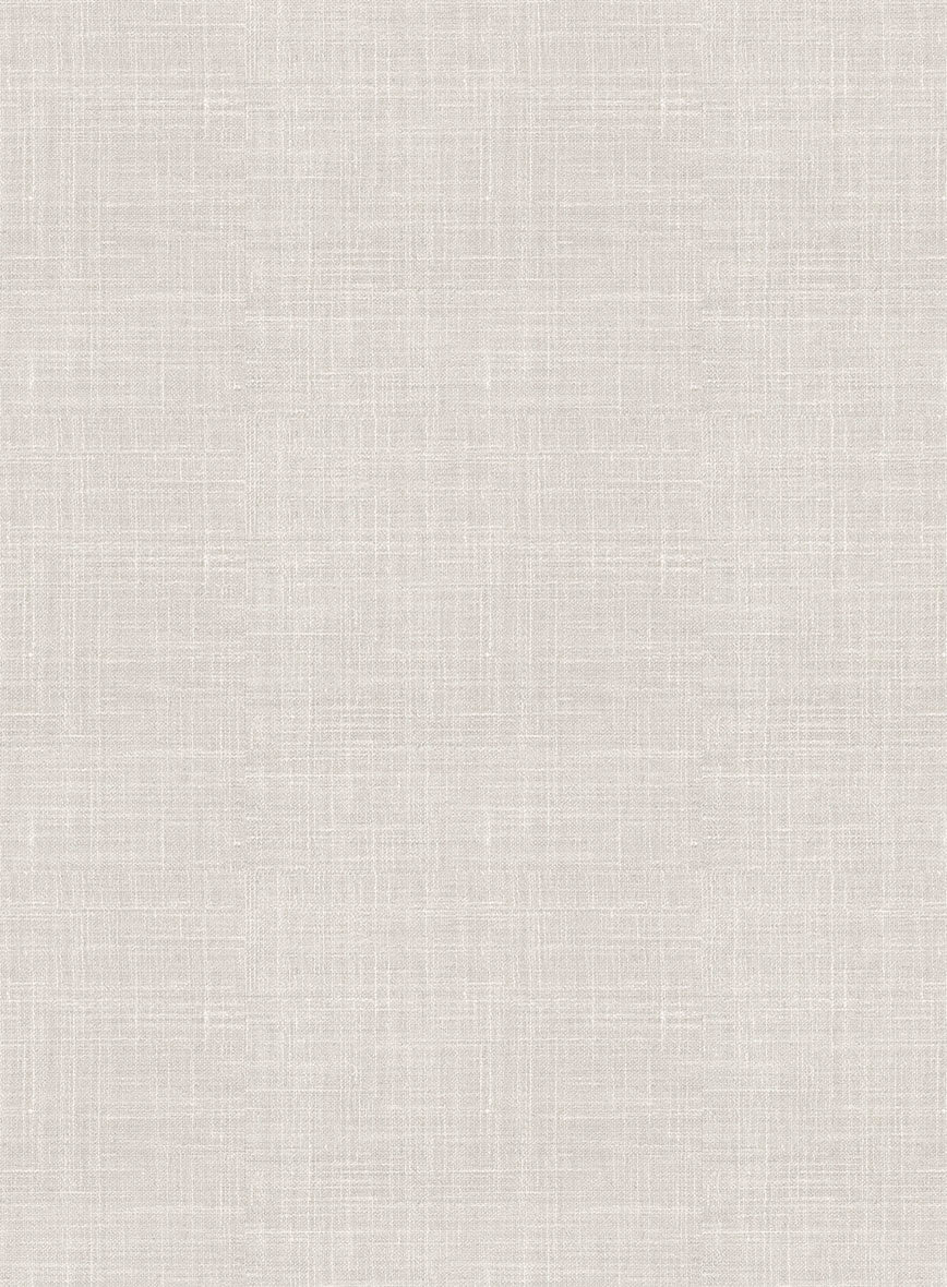 Italian Murano Fawn Wool Linen Pants - StudioSuits
