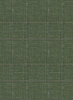Italian Murano Gumil Green Wool Linen Silk Jacket - StudioSuits