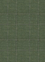 Italian Murano Gumil Green Wool Linen Silk Jacket - StudioSuits