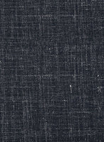 Italian Murano Indigo Blue Wool Linen Pants - StudioSuits