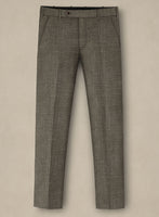 Italian Murano Mud Brown Wool Linen Suit - StudioSuits