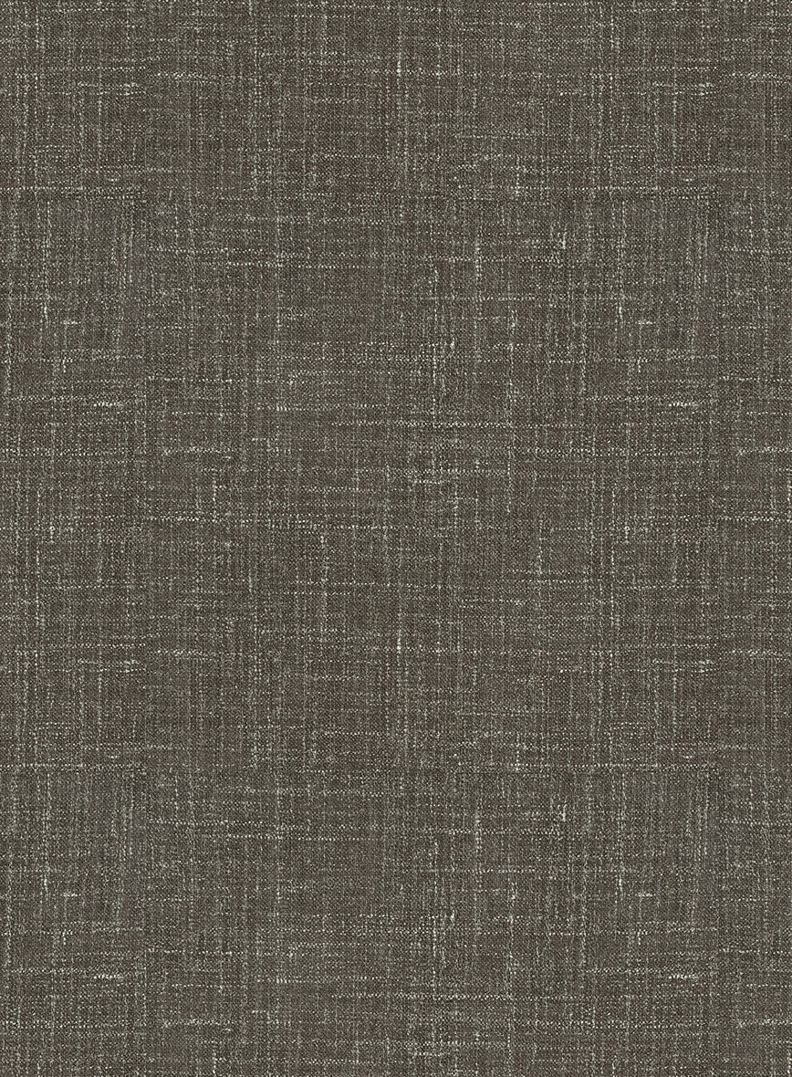 Italian Murano Mud Brown Wool Linen Suit - StudioSuits