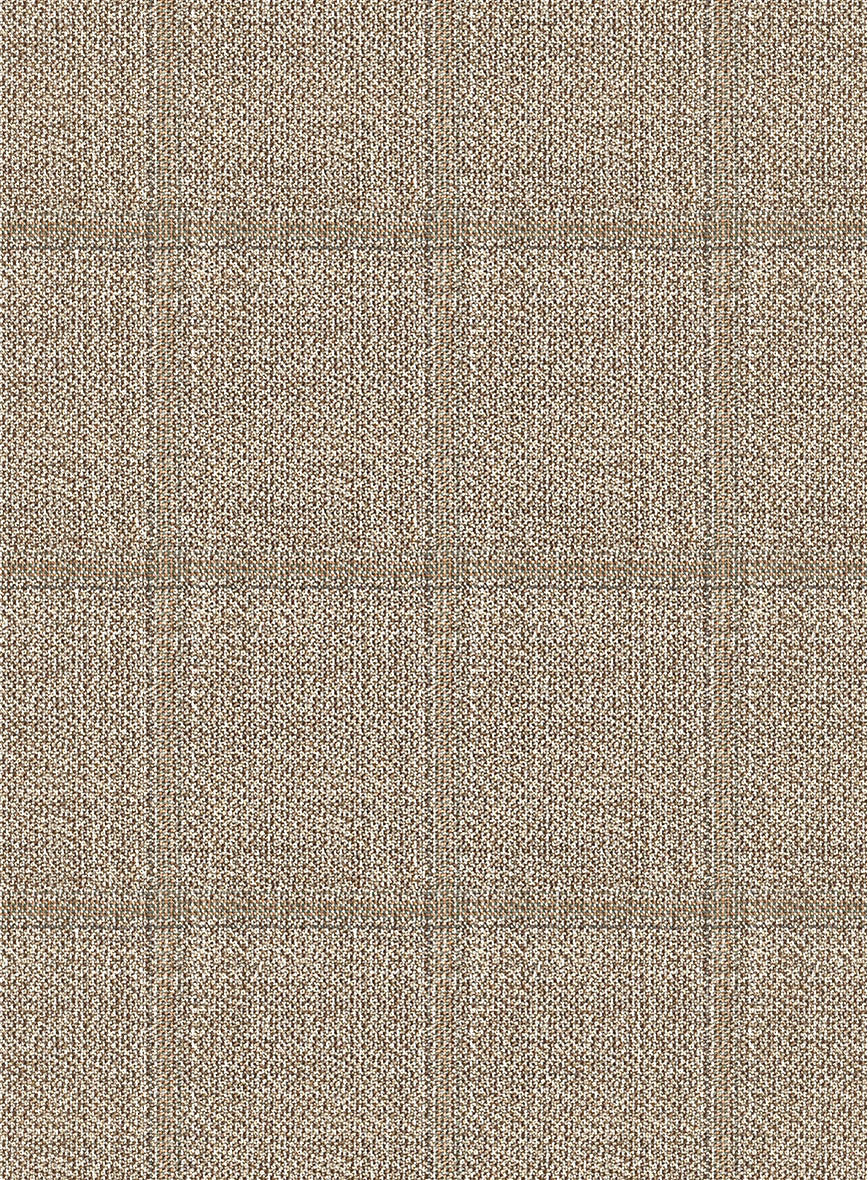 Italian Murano Padro Brown Wool Linen Silk Jacket - StudioSuits
