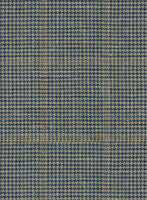 Italian Murano Sero Houndstooth Wool Linen Silk Jacket - StudioSuits
