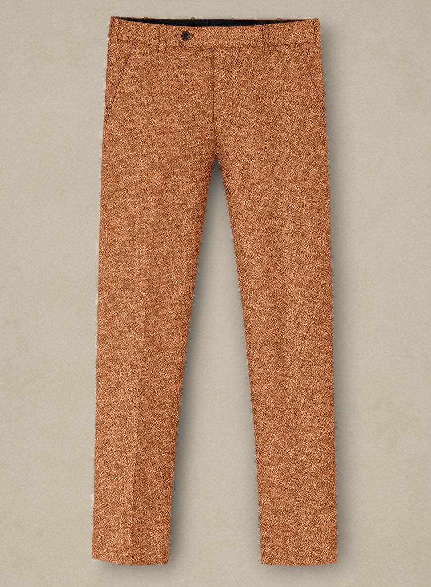 Italian Murano Tuscan Clay Wool Linen Silk Suit - StudioSuits