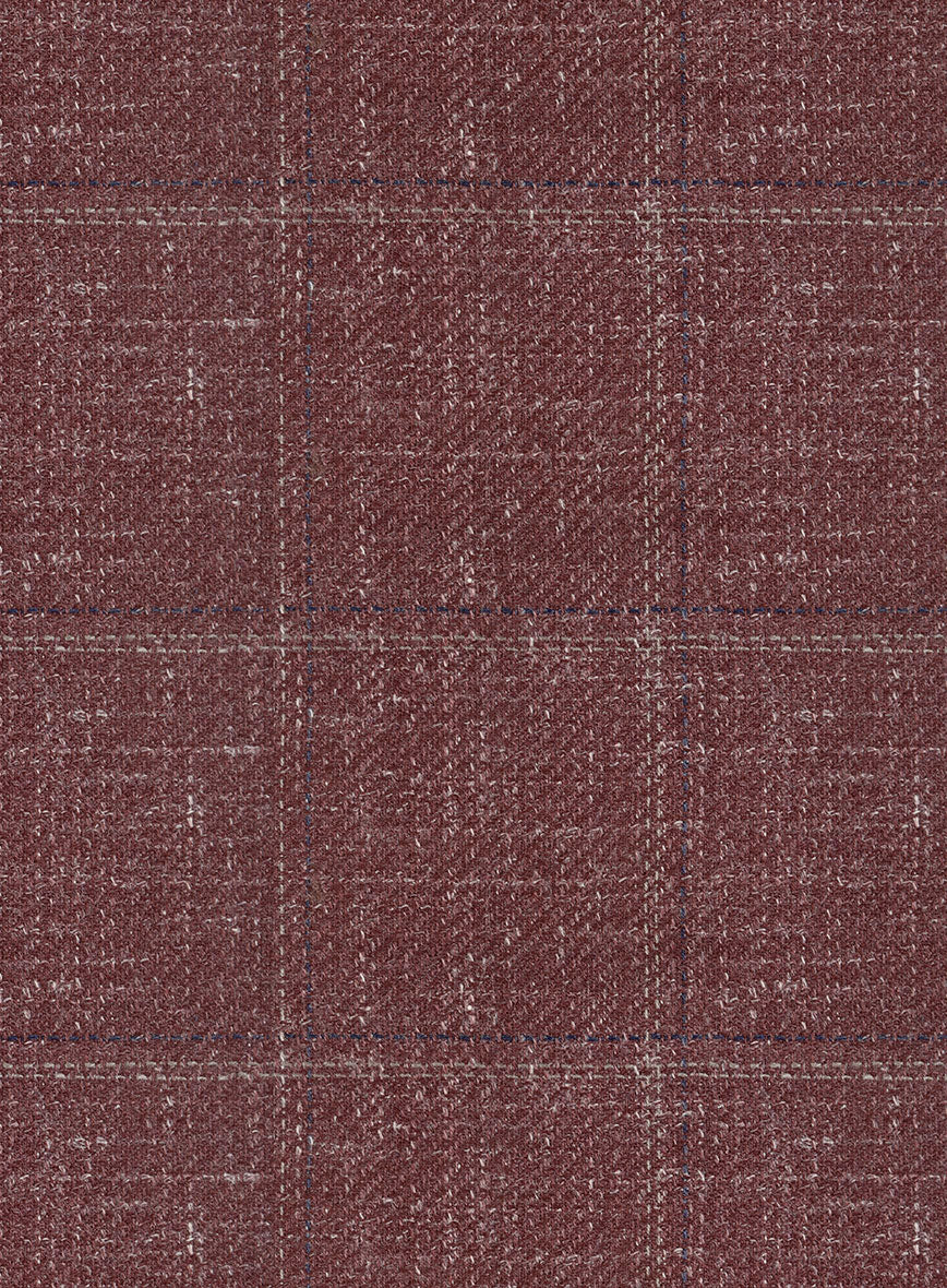 Italian Murano Vireja Mauve Wool Linen Silk Pants - StudioSuits