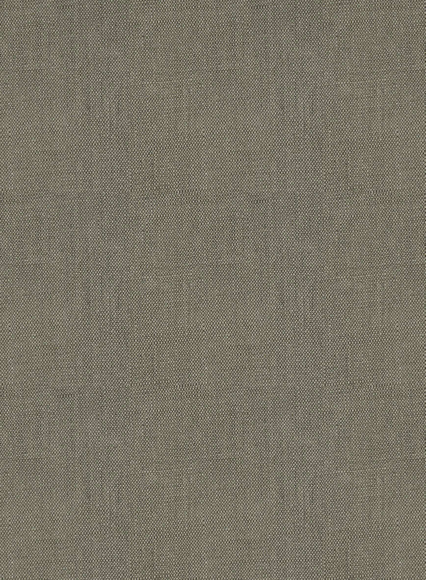 Italian Muted Green Linen Suit - StudioSuits