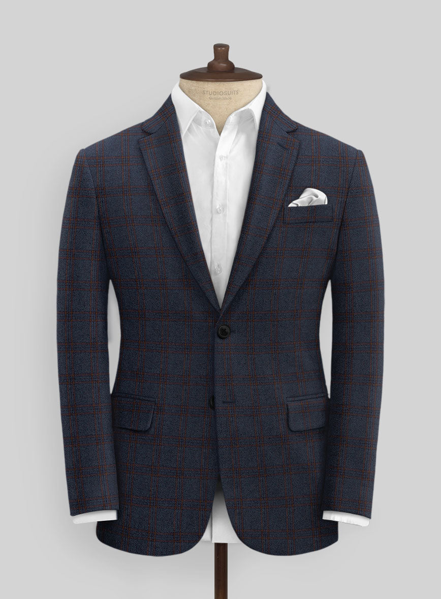 Italian Narciso Check Tweed Suit - StudioSuits