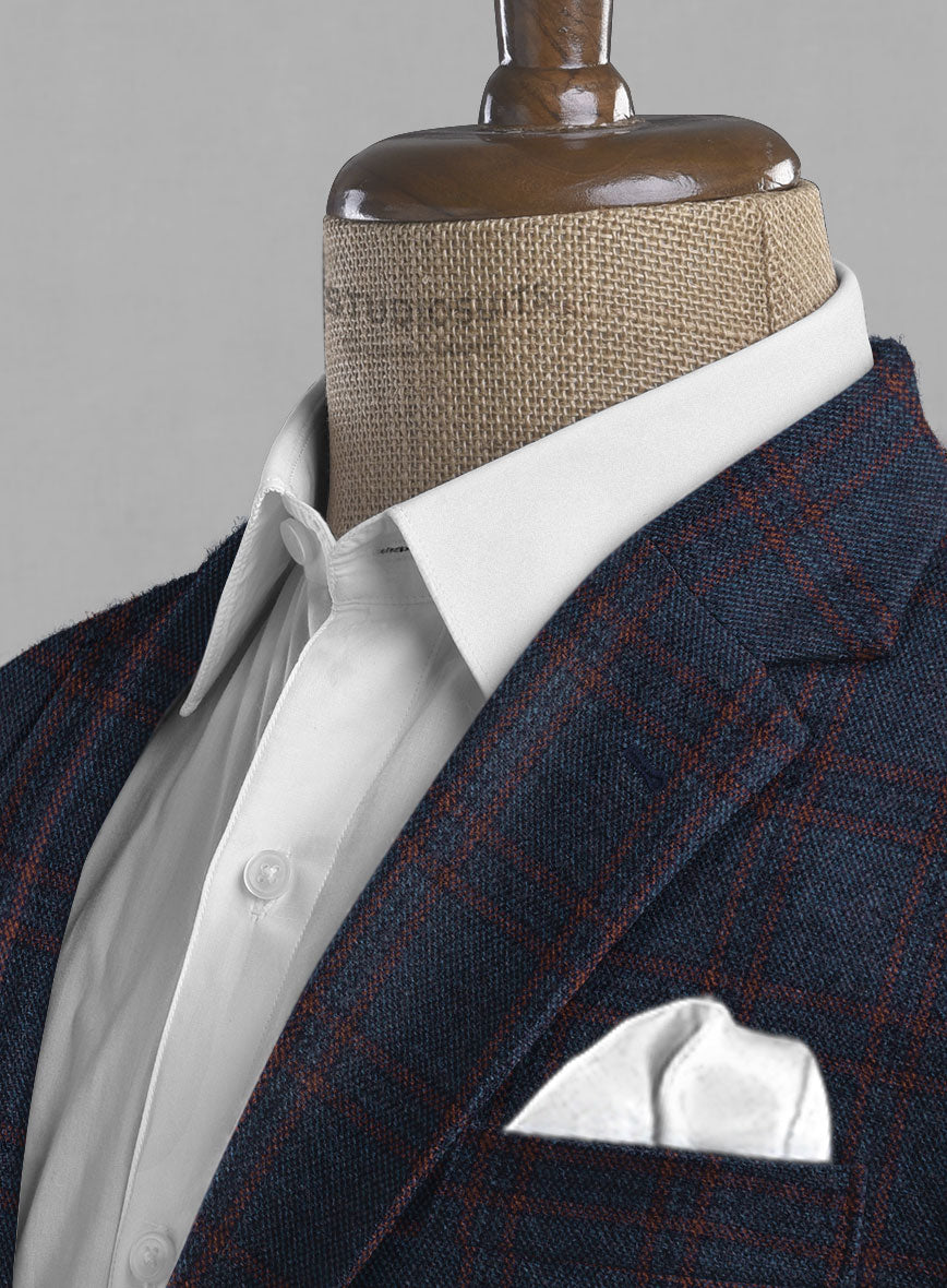 Italian Narciso Check Tweed Suit - StudioSuits